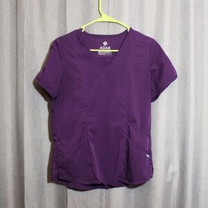 ADAR purple scrub top, size small